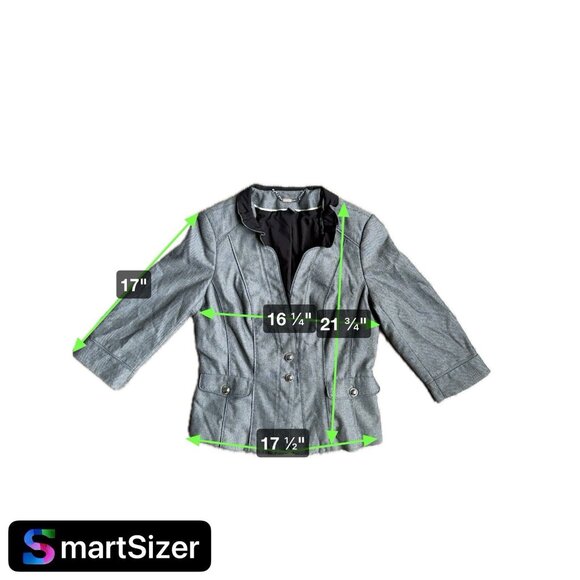 2/$18 SALE! White House Black Market Blazer‎ Womens Size 6 Career Work - Picture 2 of 11